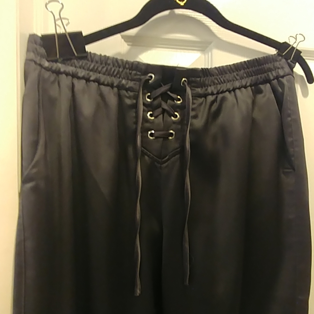 Dressy Satin Jogger Pant